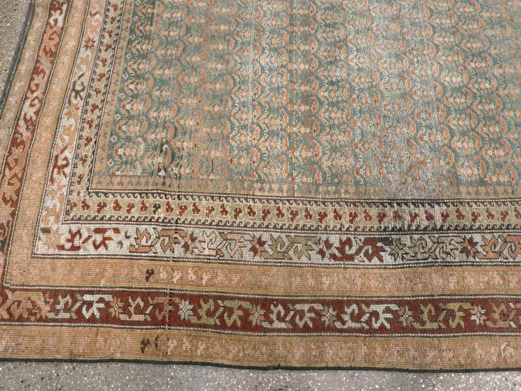 Antique Persian Kurd Large Gallery Carpet, No.30610 - Gss