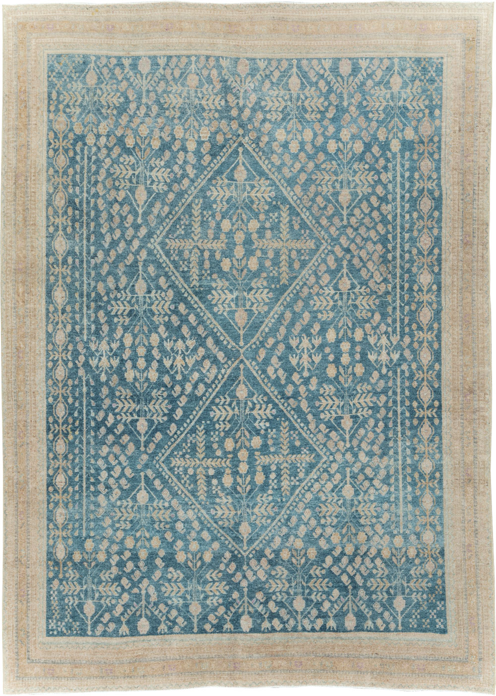 Vintage Persian Afshar Accent Rug, No.30612 - Gss