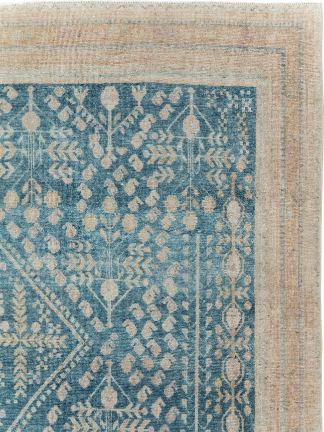 Vintage Persian Afshar Accent Rug, No.30612 - Gss