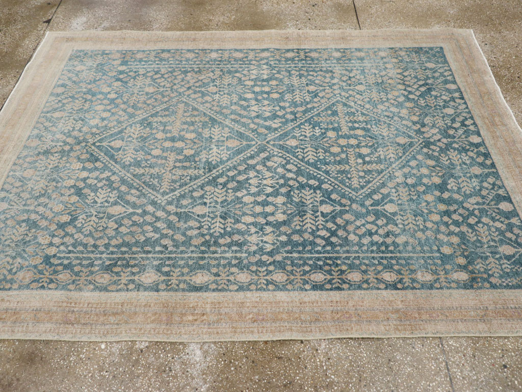 Vintage Persian Afshar Accent Rug, No.30612 - Gss