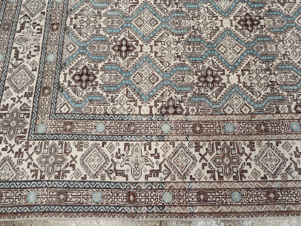 Vintage Persian Tabriz Small Room Size Carpet, No.30614 - Gss