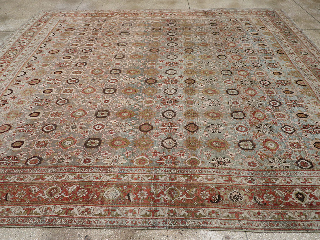 Antique Persian Bidjar Room Size Carpet, No.30619 - Gss