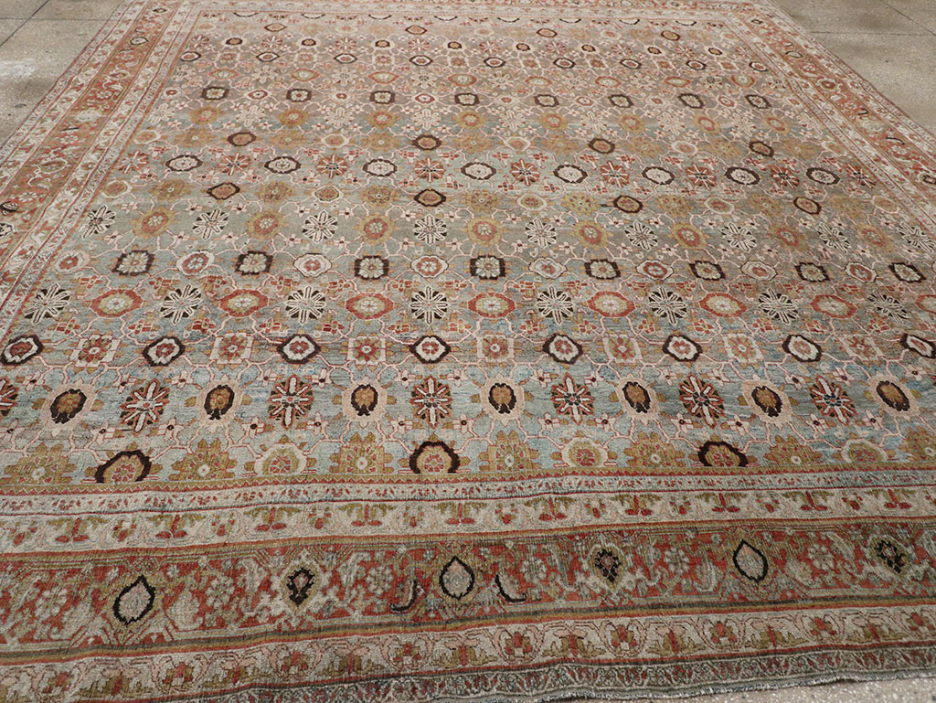 Antique Persian Bidjar Room Size Carpet, No.30619 - Gss