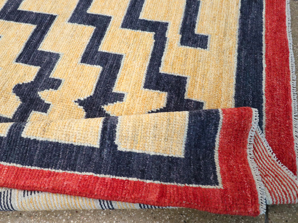 Contemporary Turkish Tulu Accent Rug, No.30627 - Gss