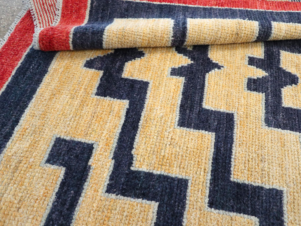 Contemporary Turkish Tulu Accent Rug, No.30627 - Gss