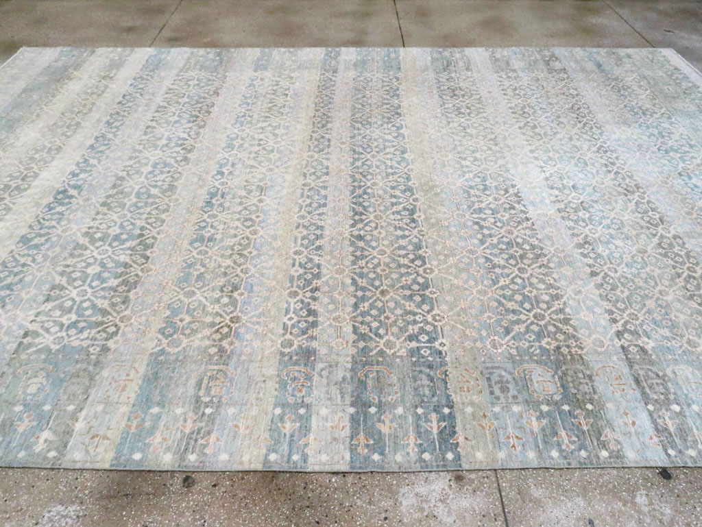 East Turkestan Khotan Inspired Large Turkish Room Size Carpet, No.30628 - Gss