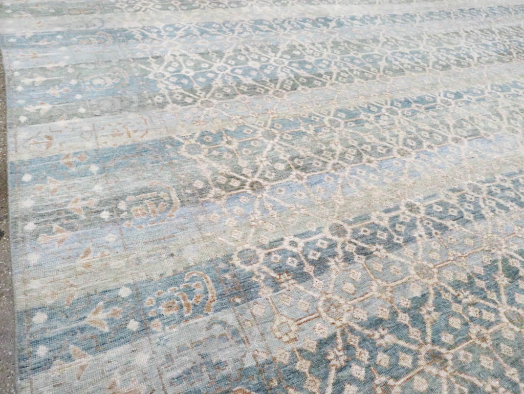 East Turkestan Khotan Inspired Large Turkish Room Size Carpet, No.30628 - Gss