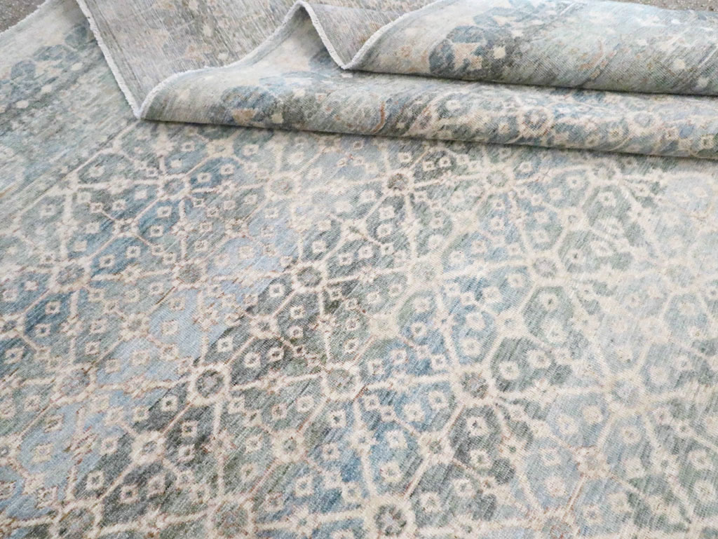 East Turkestan Khotan Inspired Large Turkish Room Size Carpet, No.30628 - Gss