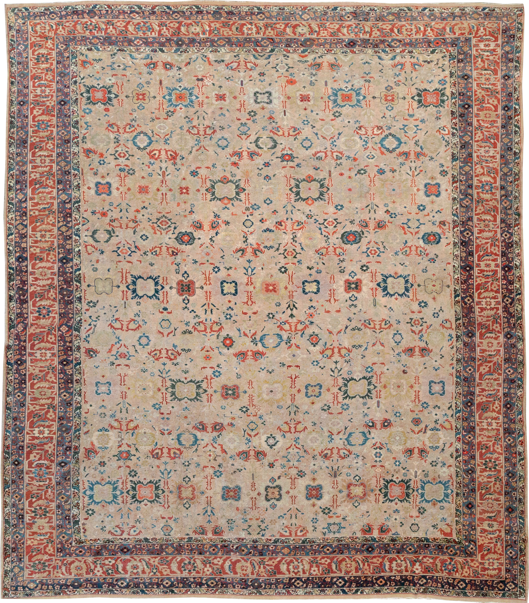 Antique Persian Malayer Oversize Rug, No.30629 - Gss