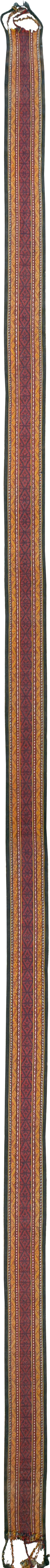 Vintage Uzbek Tribal Tent Band, No.30630 - Gss