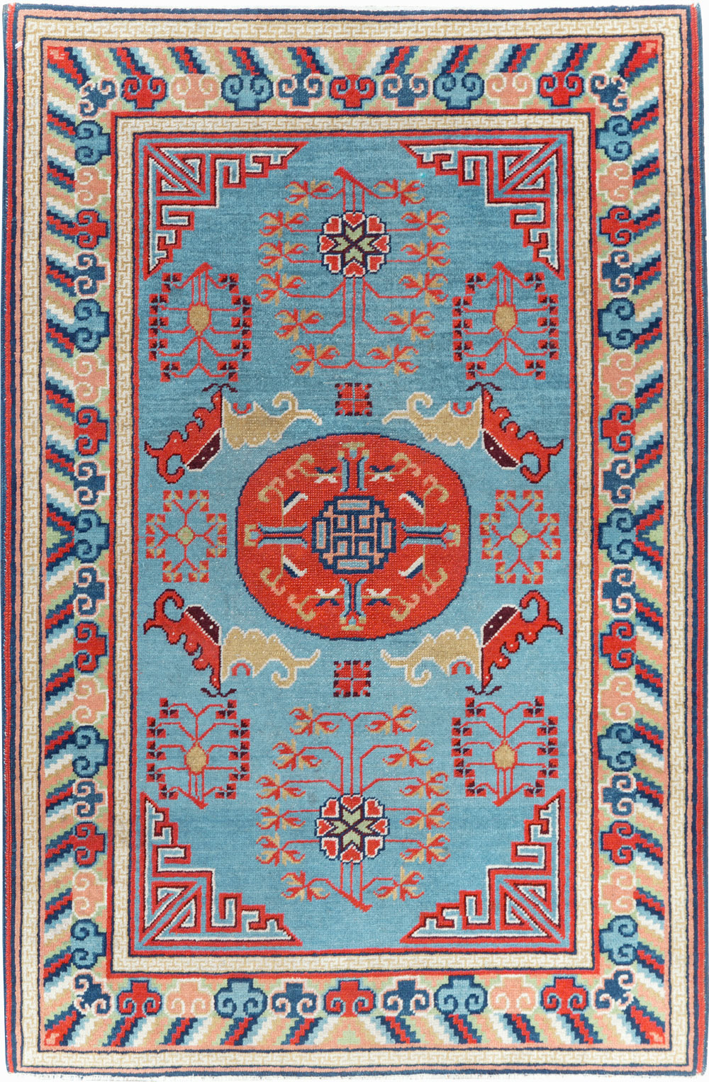 Vintage Anatolian Deco Rug, No.30636 - Gss