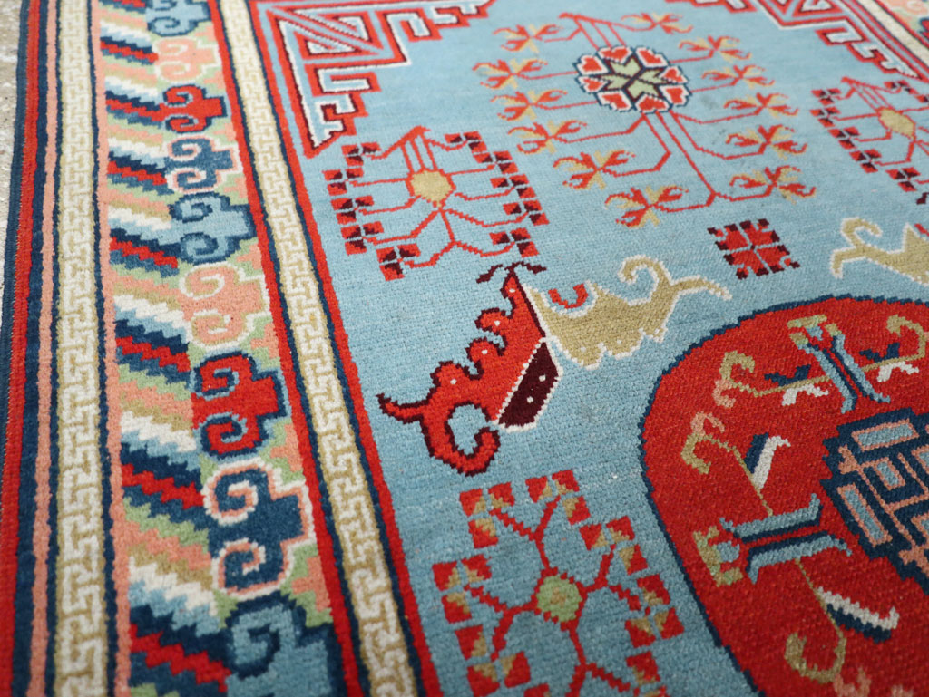 Vintage Anatolian Deco Rug, No.30636 - Gss