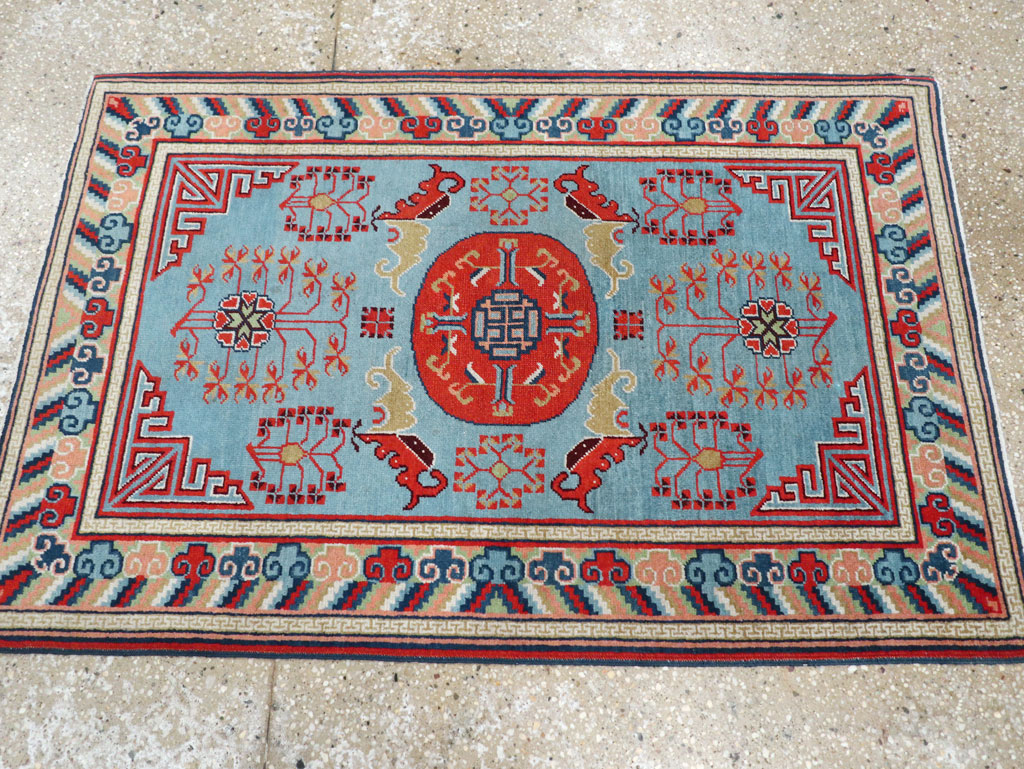 Vintage Anatolian Deco Rug, No.30636 - Gss