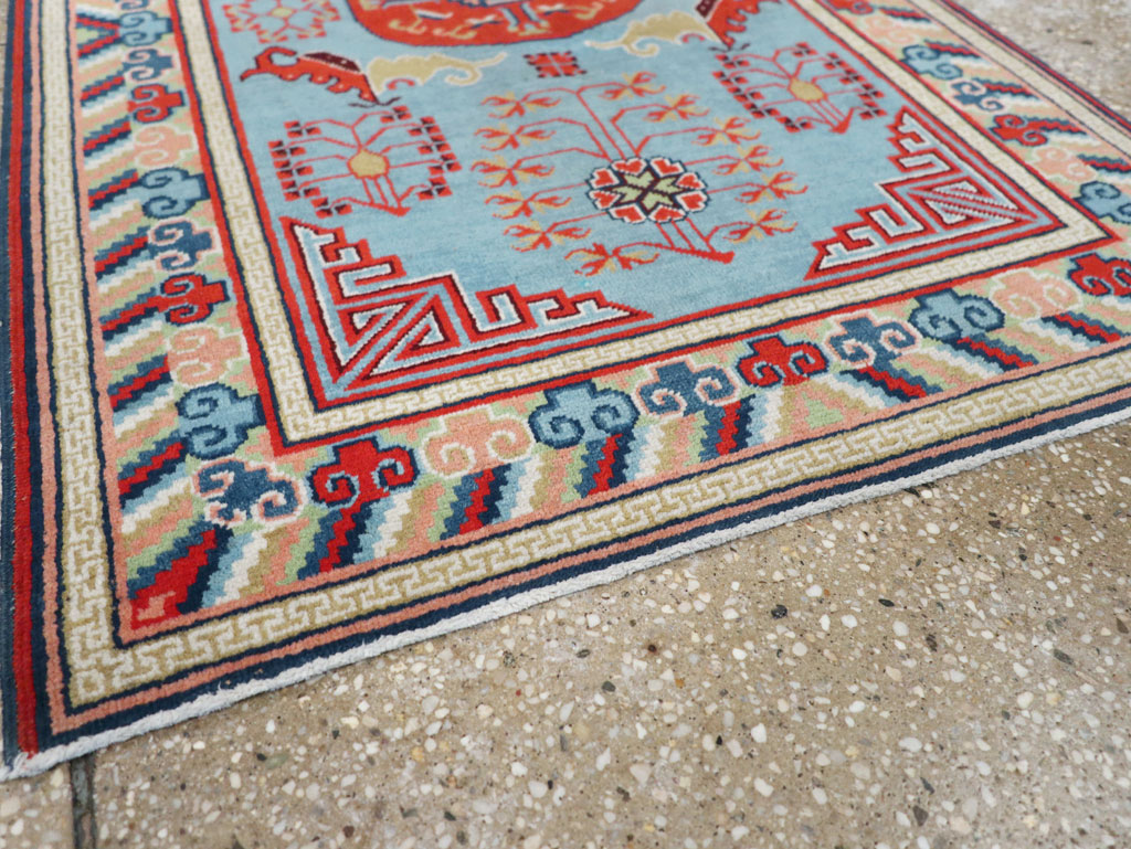Vintage Anatolian Deco Rug, No.30636 - Gss
