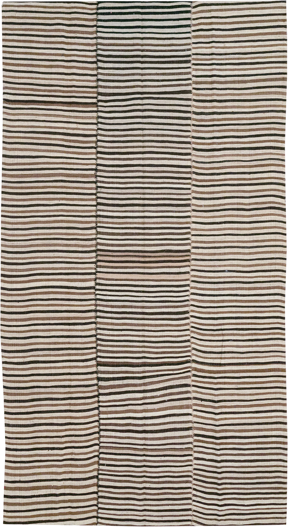 Vintage Persian Flatweave Kilim Room Size Carpet, No.30639 - Gss