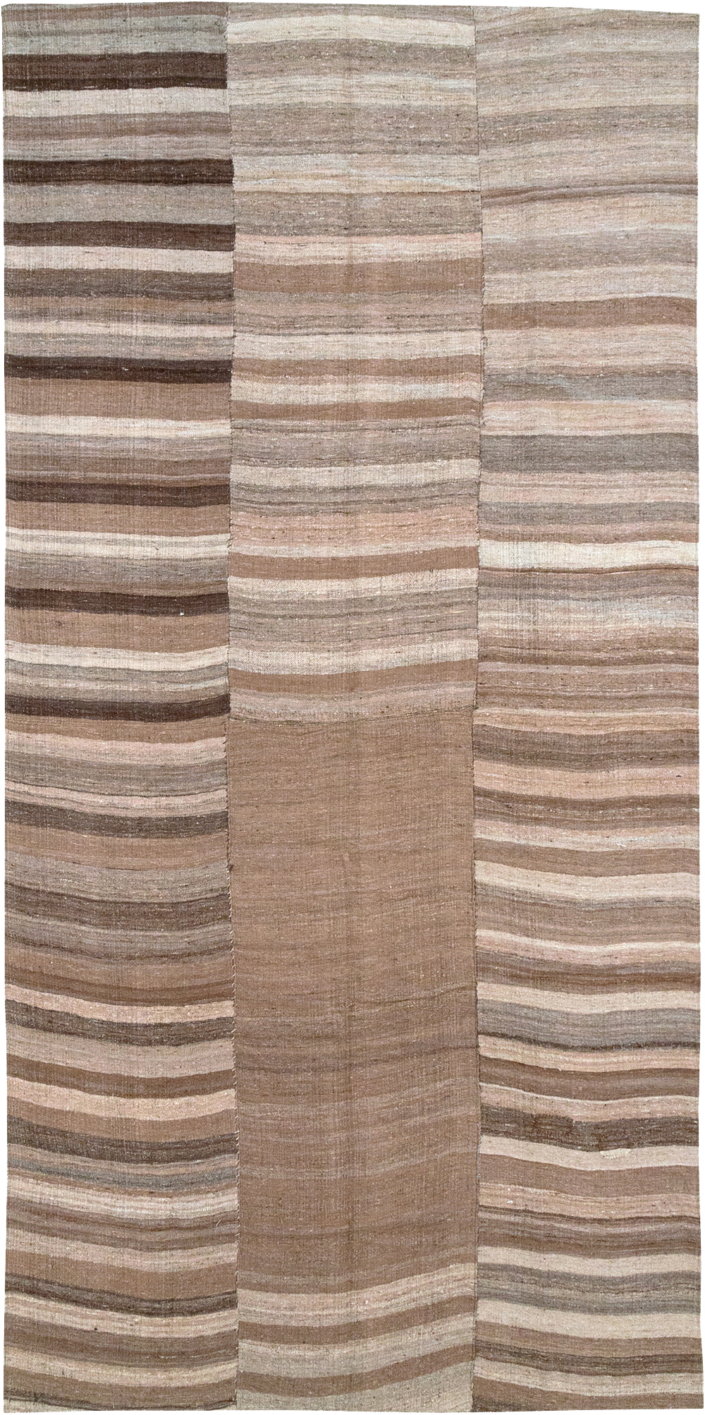 Vintage Persian Flatweave Kilim Gallery Carpet, No.30653 - Gss