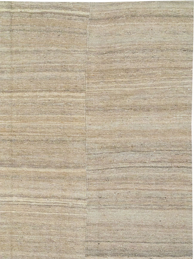 Vintage Turkish Flatweave Kilim Room Size Carpet, No.30660 - Gss