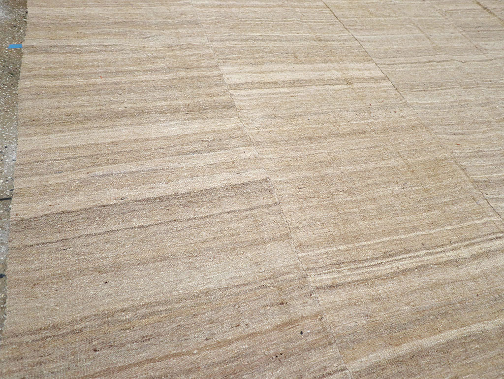 Vintage Turkish Flatweave Kilim Room Size Carpet, No.30660 - Gss