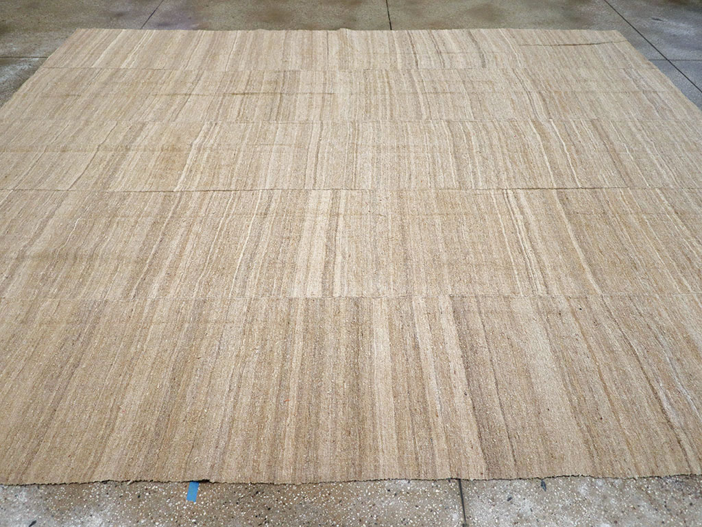 Vintage Turkish Flatweave Kilim Room Size Carpet, No.30660 - Gss