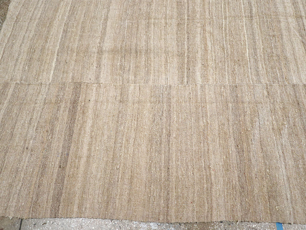 Vintage Turkish Flatweave Kilim Room Size Carpet, No.30660 - Gss