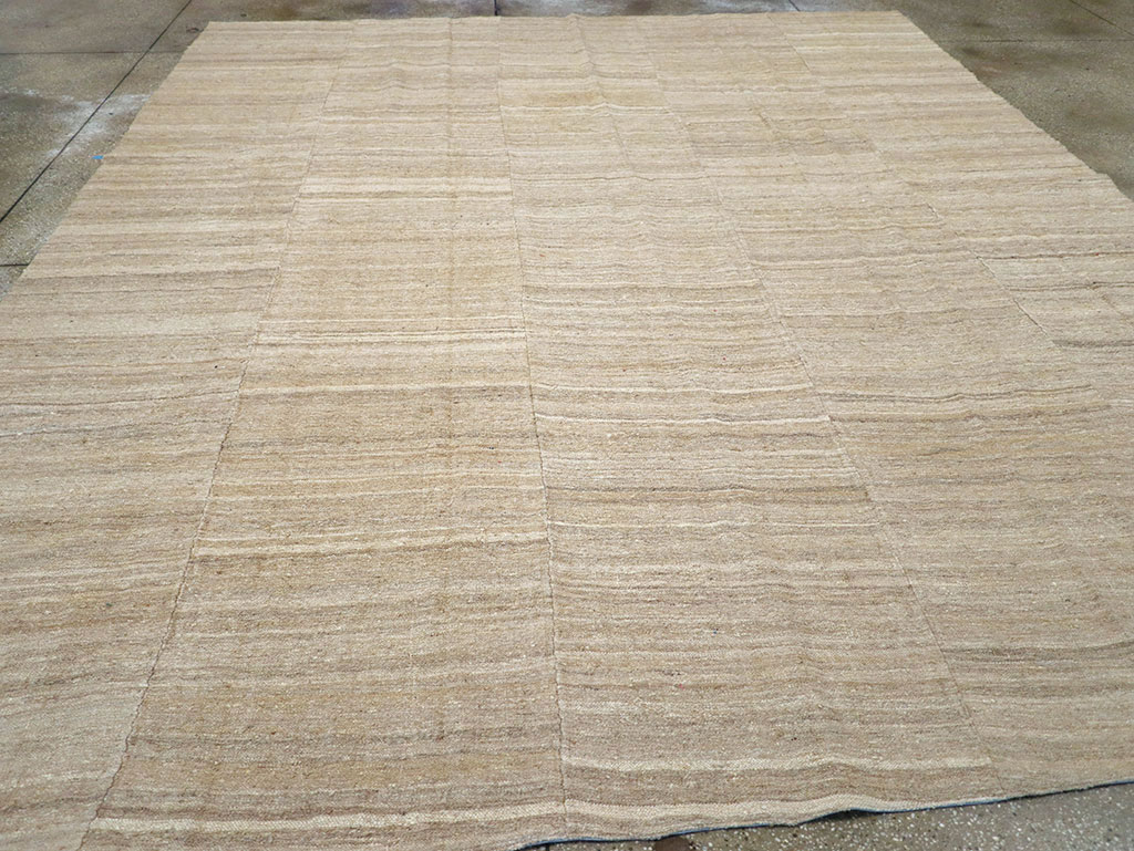 Vintage Turkish Flatweave Kilim Room Size Carpet, No.30660 - Gss