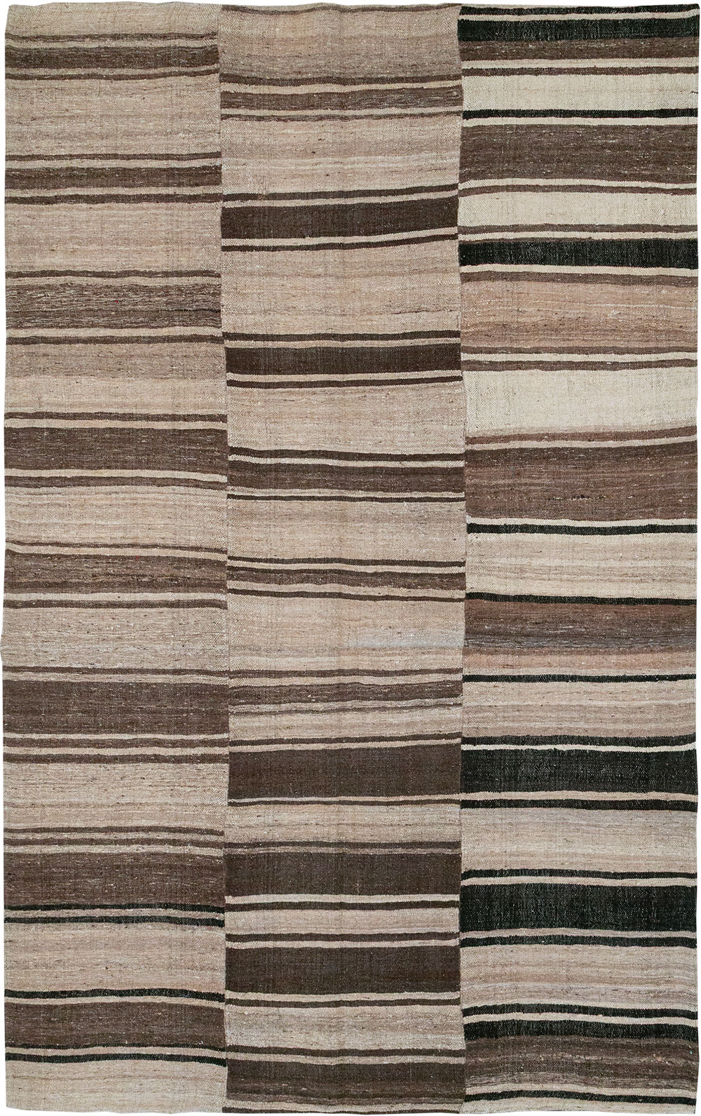 Vintage Persian Flatweave Kilim Accent Carpet, No.30662 - Gss