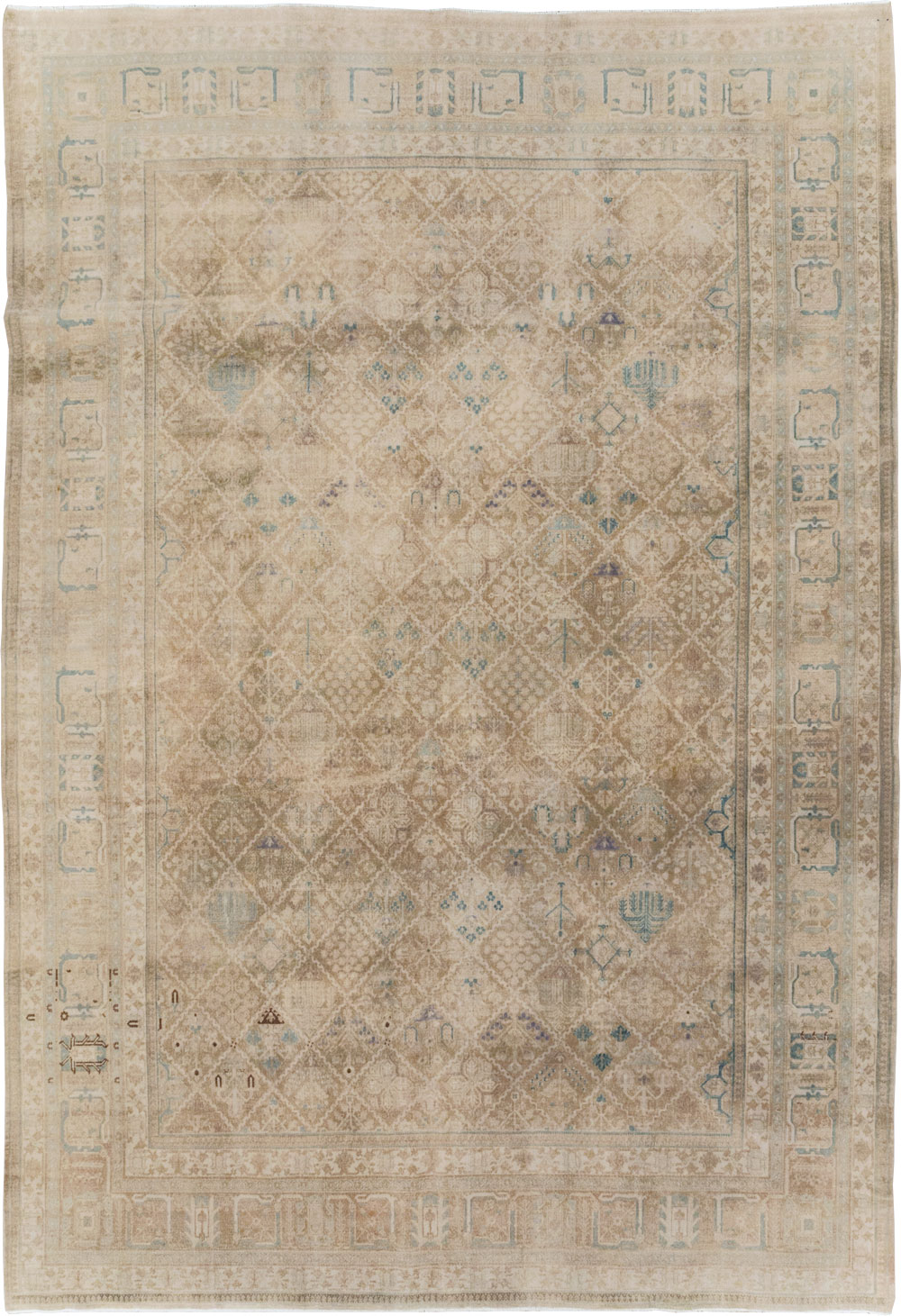 Vintage Persian Joshegan Room Size Carpet, No.30671 - Gss