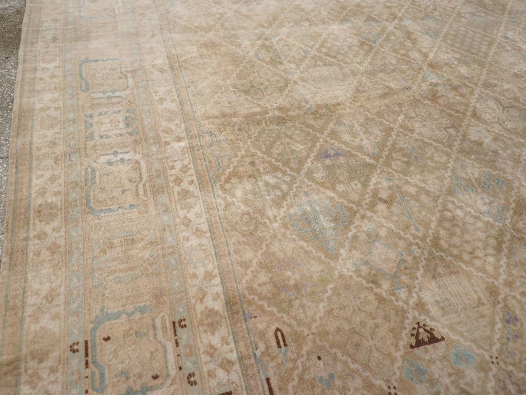 Vintage Persian Joshegan Room Size Carpet, No.30671 - Gss