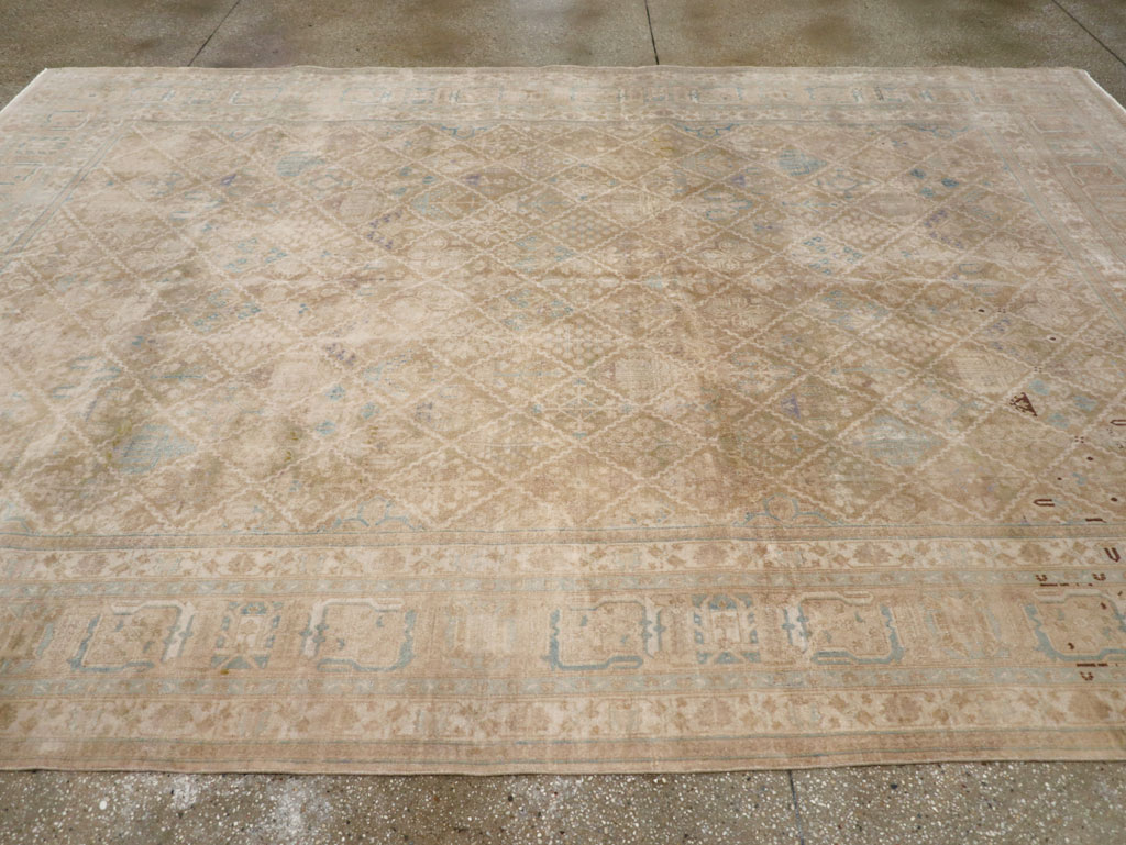 Vintage Persian Joshegan Room Size Carpet, No.30671 - Gss