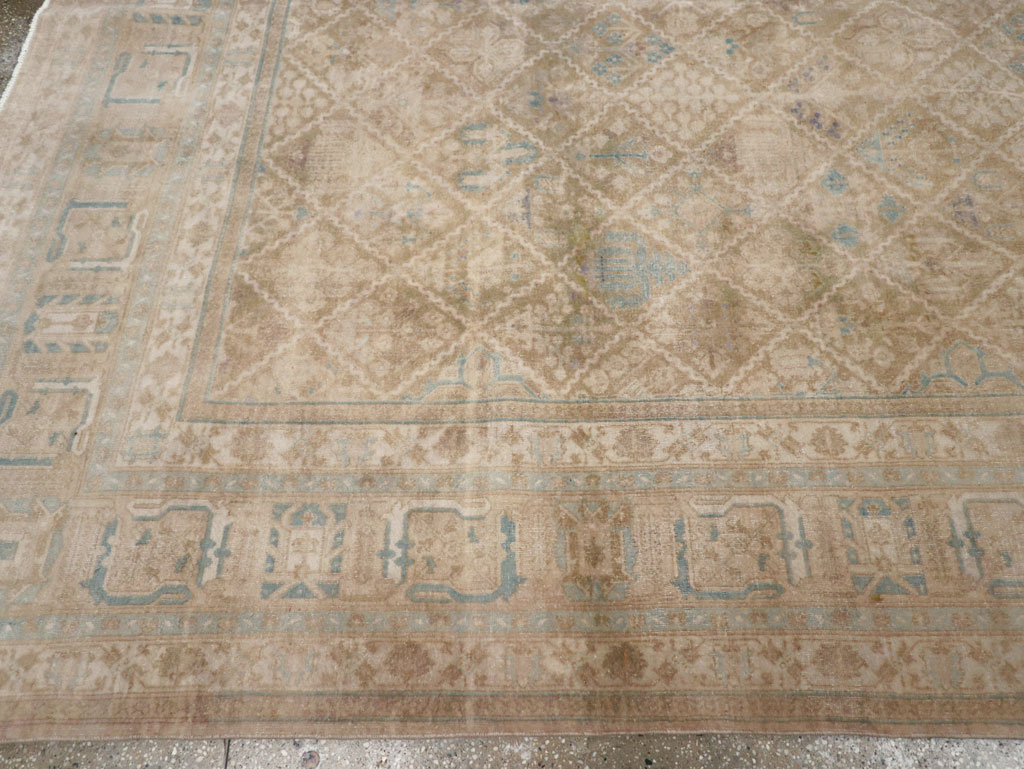 Vintage Persian Joshegan Room Size Carpet, No.30671 - Gss