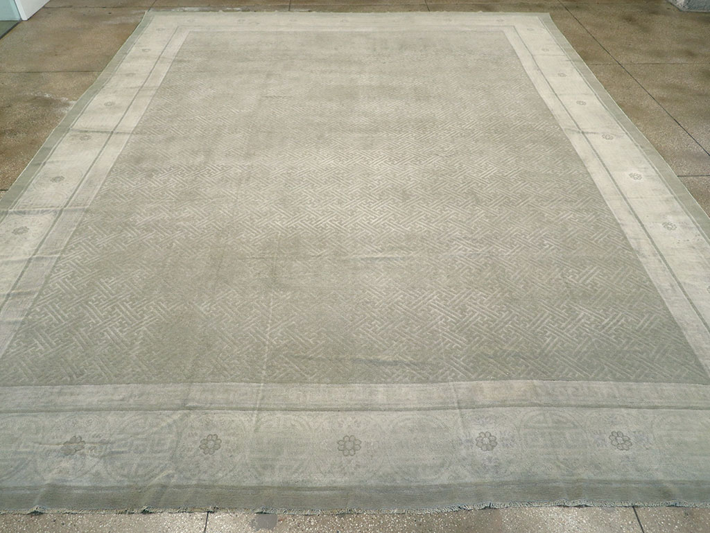 Antique Chinese Peking Large Carpet, No.30681 - Gss