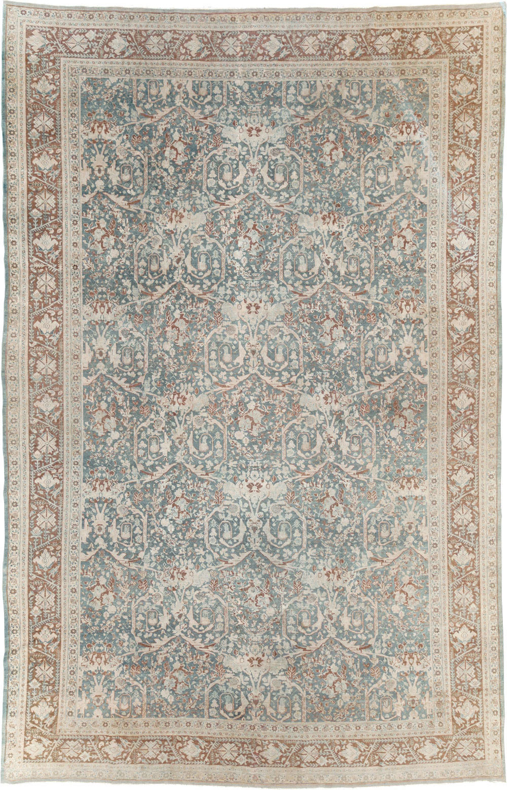 Antique Persian Tabriz Large Room Size Carpet, No.30689 - Gss