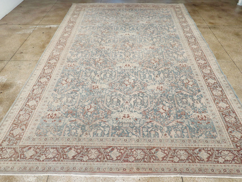Antique Persian Tabriz Large Room Size Carpet, No.30689 - Gss