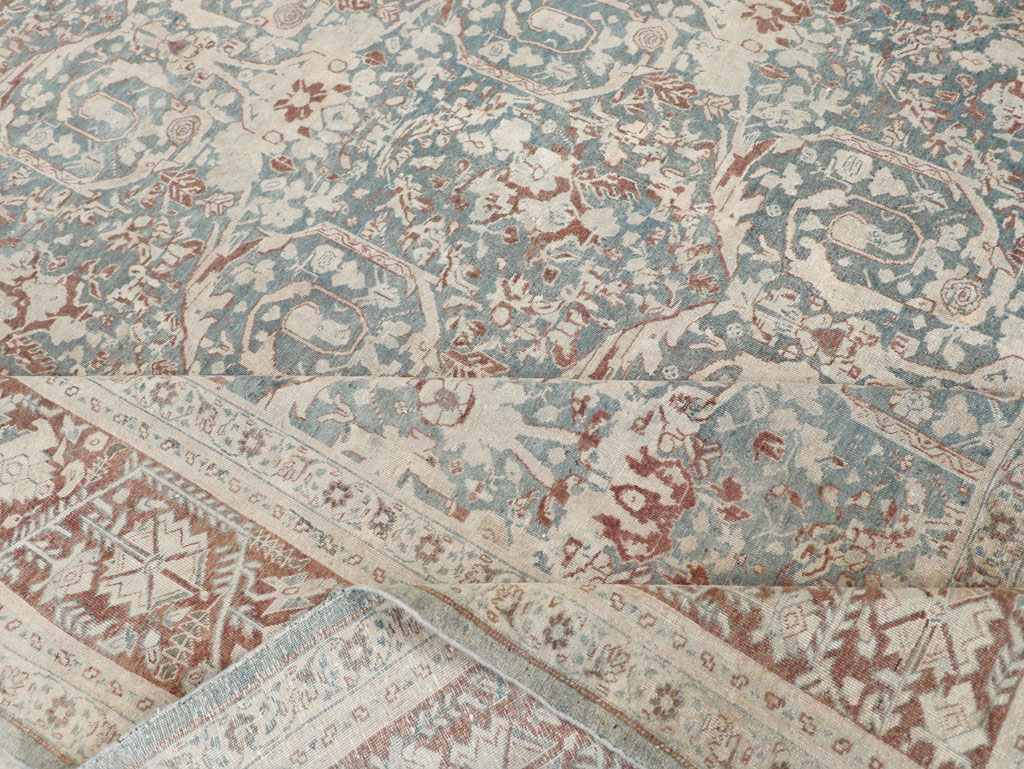 Antique Persian Tabriz Large Room Size Carpet, No.30689 - Gss