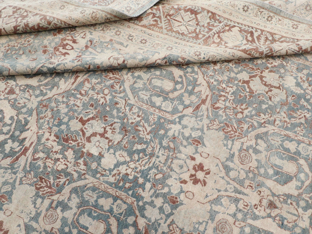 Antique Persian Tabriz Large Room Size Carpet, No.30689 - Gss