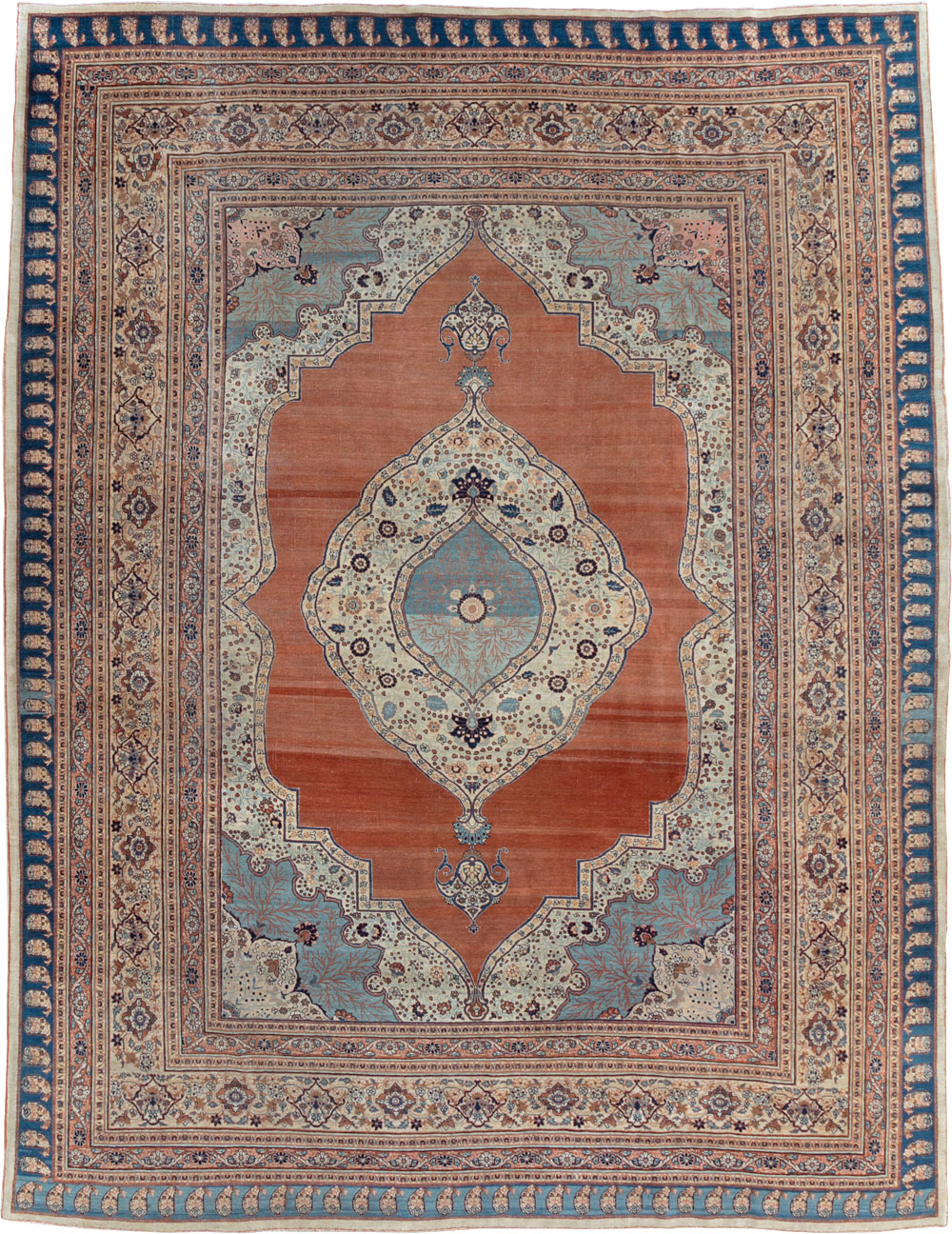 Antique Persian Tabriz Haji Jalili Carpet, No.30690 - Gss