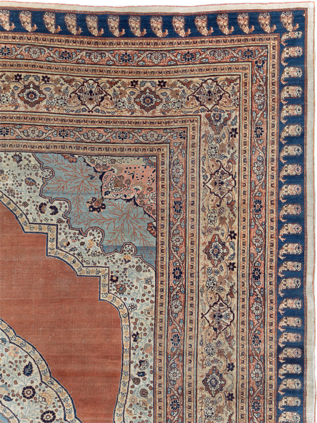 Antique Persian Tabriz Haji Jalili Carpet, No.30690 - Gss