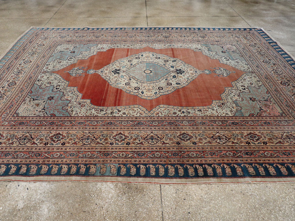 Antique Persian Tabriz Haji Jalili Carpet, No.30690 - Gss