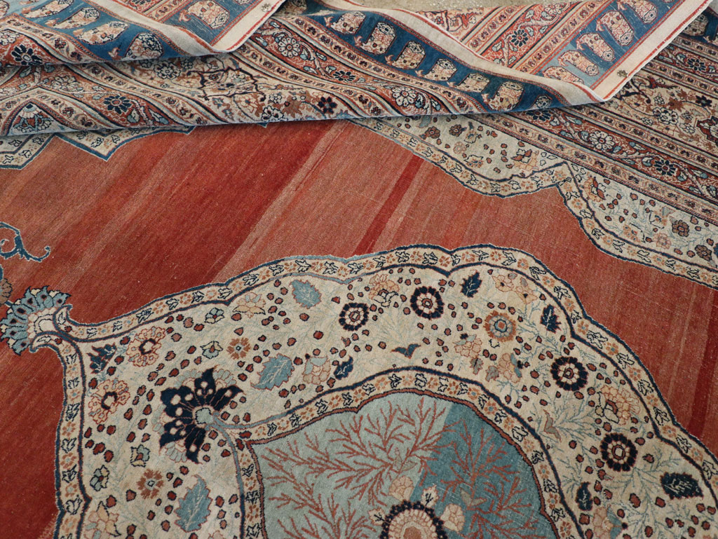 Antique Persian Tabriz Haji Jalili Carpet, No.30690 - Gss