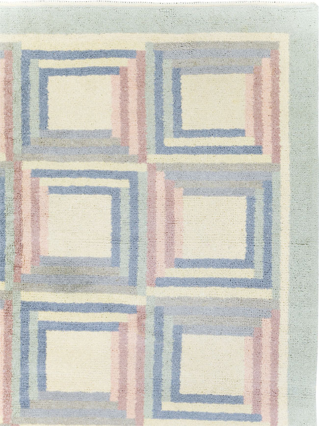 Vintage Spanish Art Deco Room Size Carpet, No.30694 - Gss