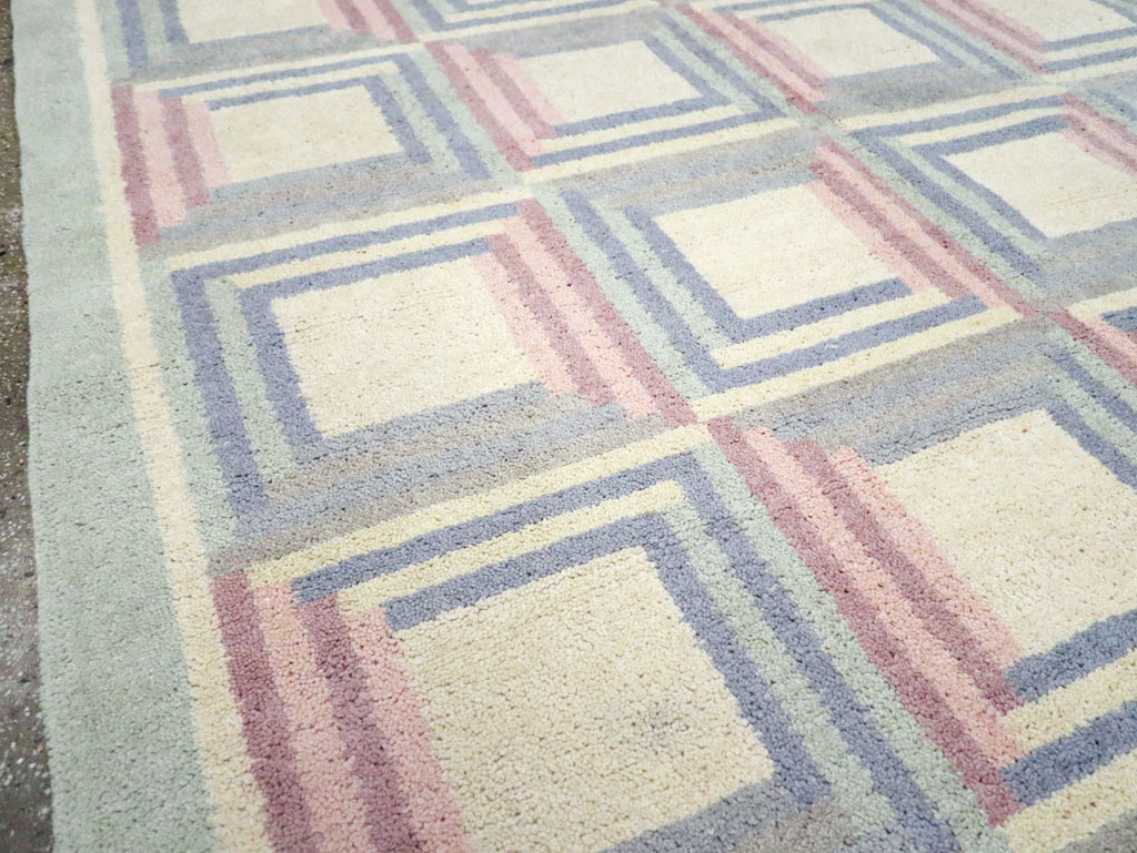 Vintage Spanish Art Deco Room Size Carpet, No.30694 - Gss