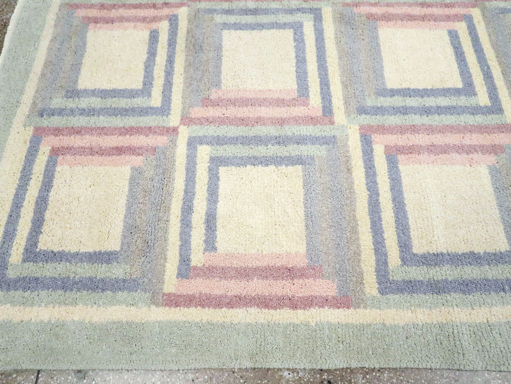 Vintage Spanish Art Deco Room Size Carpet, No.30694 - Gss