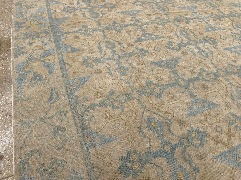 Antique Chinese Cuenca Square Room Size Carpet, No.30696 - Gss