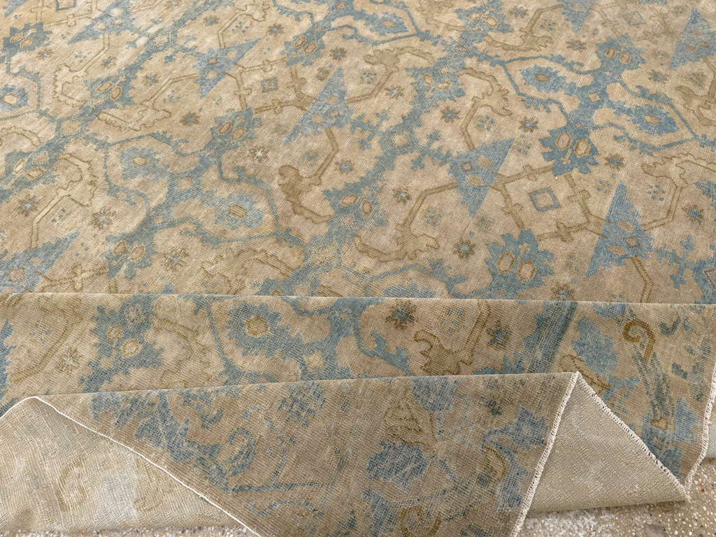 Antique Chinese Cuenca Square Room Size Carpet, No.30696 - Gss