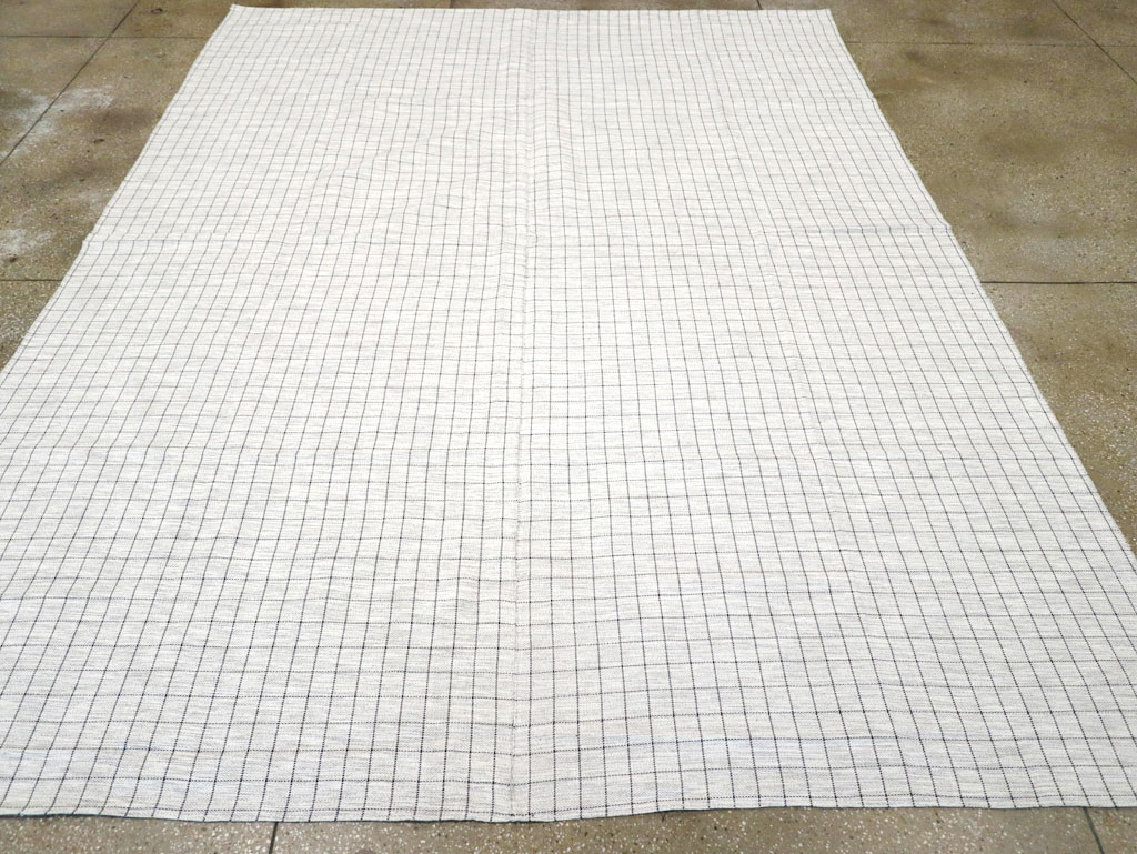 Contemporary Turkish Flatweave Kilim Room Size Carpet, No.30702 - Gss