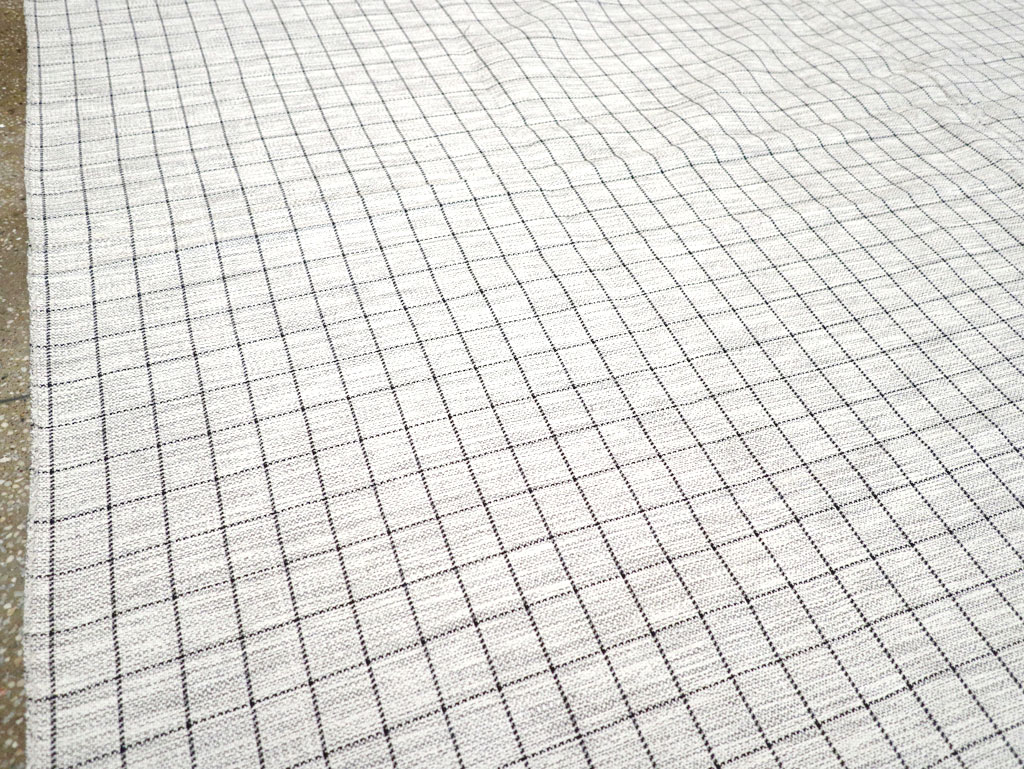 Contemporary Turkish Flatweave Kilim Room Size Carpet, No.30702 - Gss