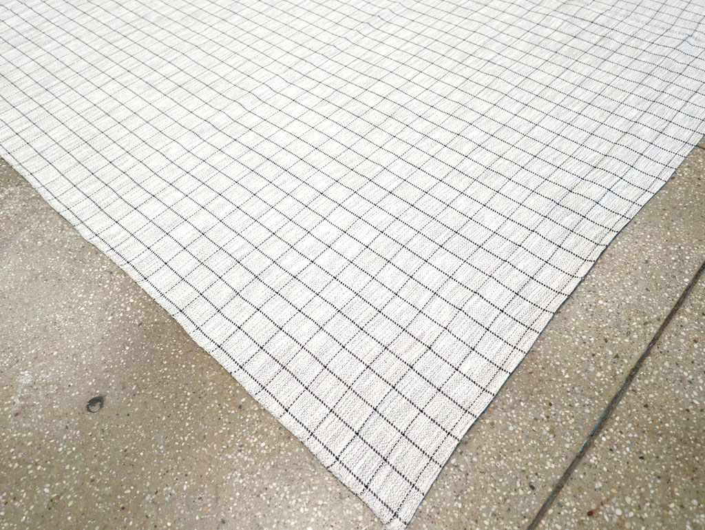 Contemporary Turkish Flatweave Kilim Room Size Carpet, No.30702 - Gss