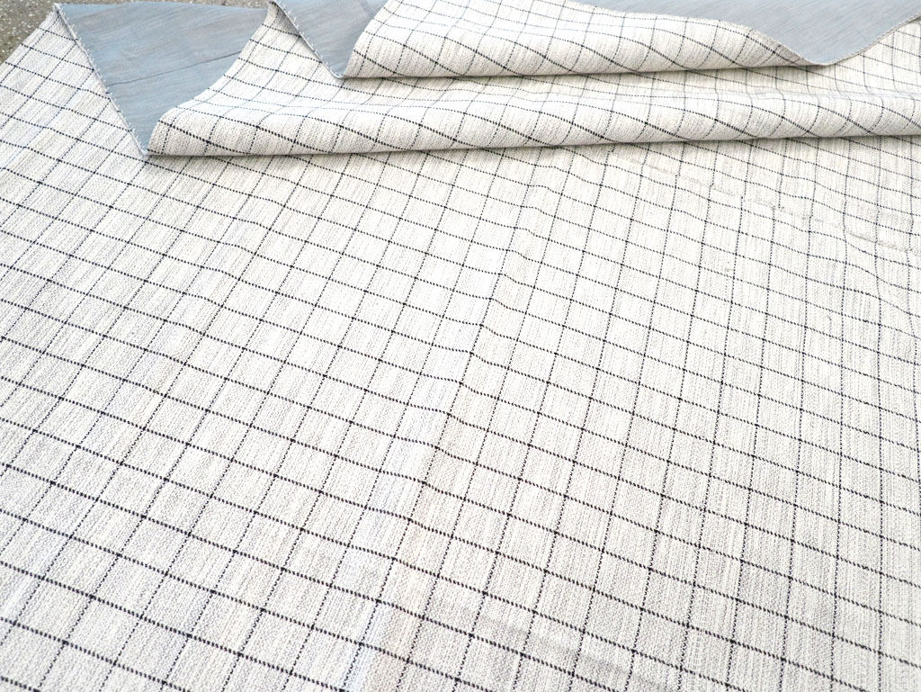 Contemporary Turkish Flatweave Kilim Room Size Carpet, No.30702 - Gss