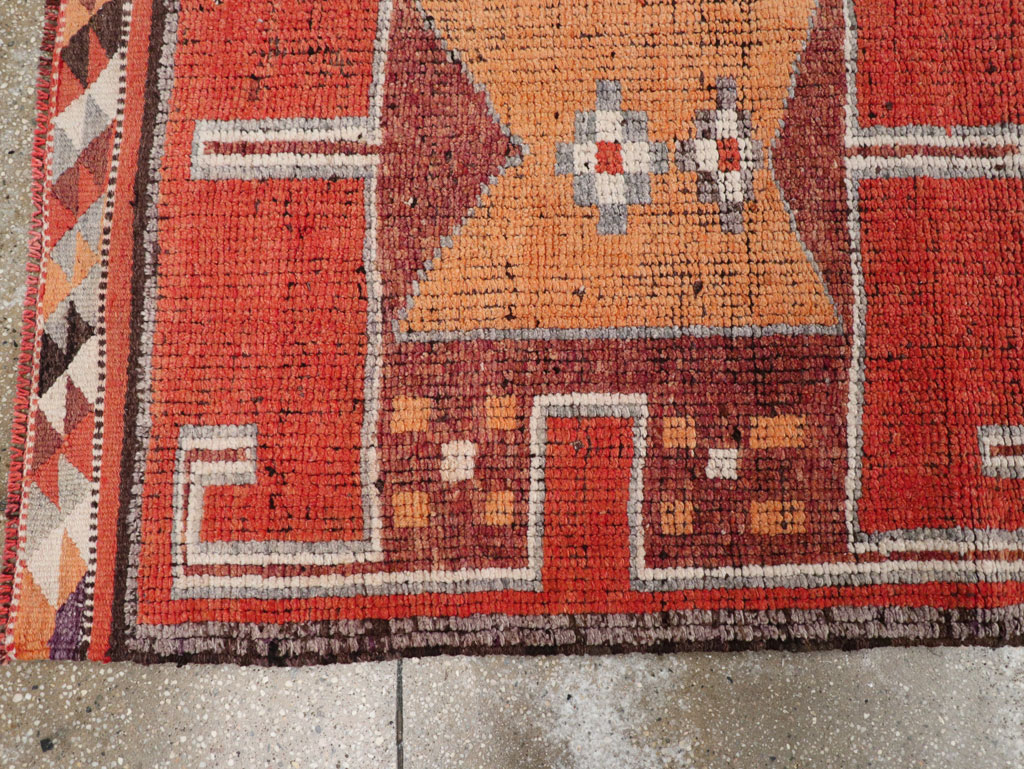 Vintage Turkish Anatolian Tribal Runner, No.30706 - Gss