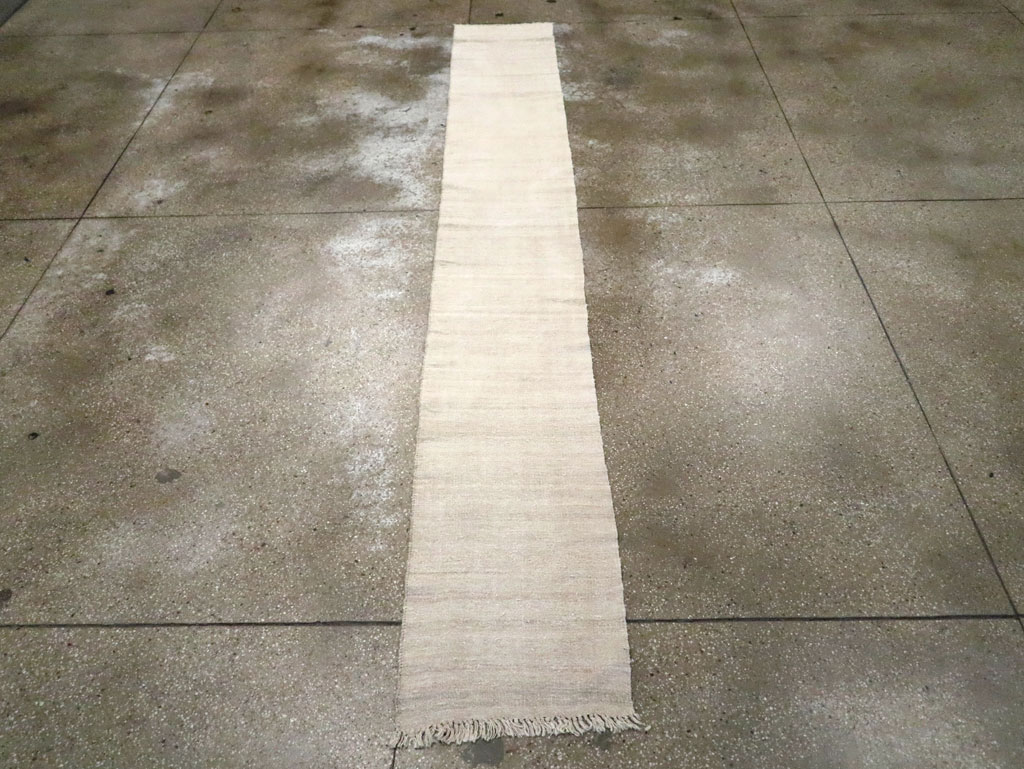 Vintage Turkish Flatweave Kilim Runner, No.30713 - Gss